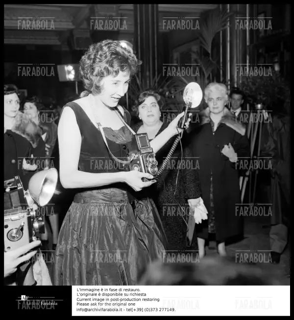 Annamaria Moneta Caglio, testimone omicidio Montesi, 1960 - Farabola Immagine digitale