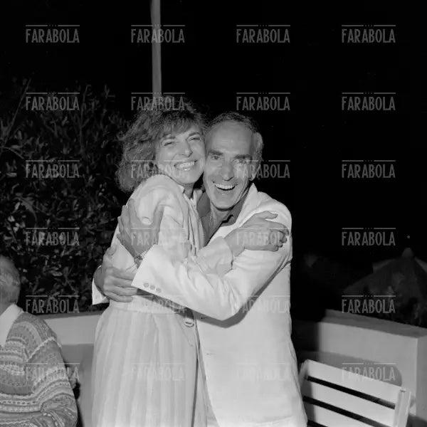 Anne Bancroft e Don Lurio, Festival di Venezia, 1975 - Farabola Immagine digitale