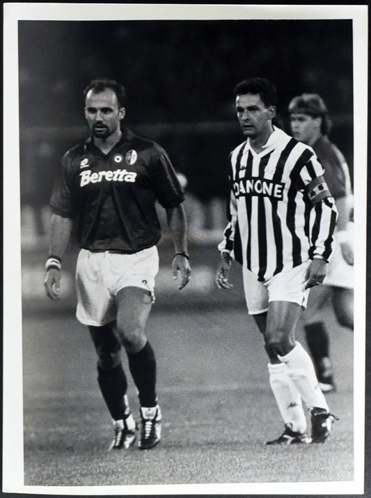 Annoni e Baggio Juventus Torino 1993 Ft 2585 - Stampa 24x18 cm - Farabola Stampa ai sali d'argento