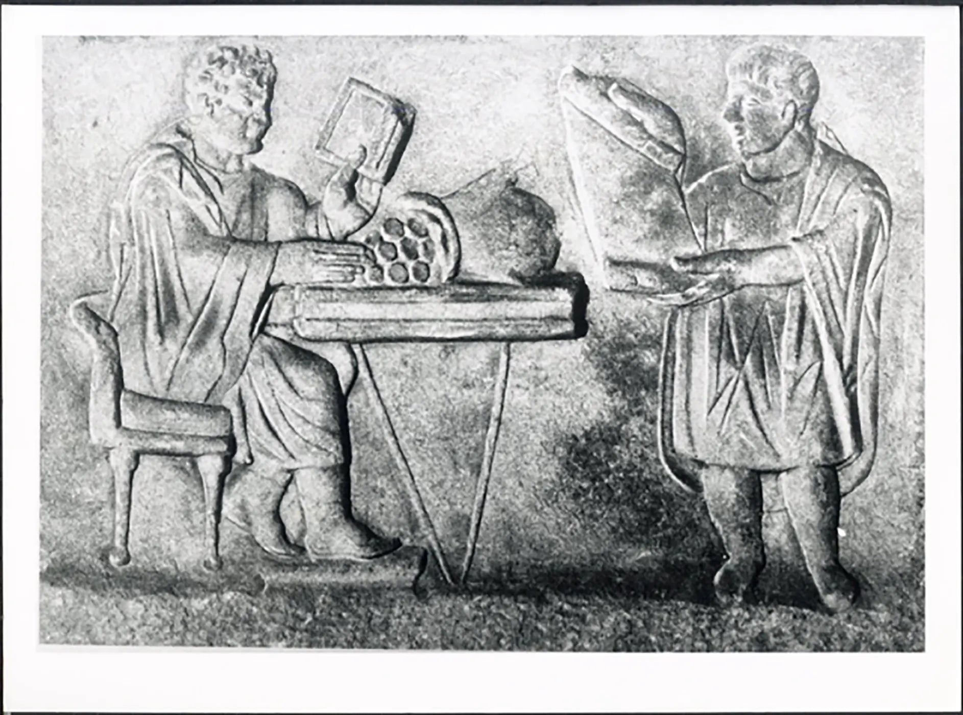 Antica Roma Pagamento imposte Ft 5047 - Stampa 24x18 cm - Farabola Stampa ai sali d'argento (anni 90)