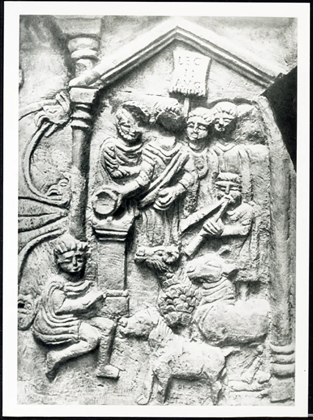 Antica Roma Scena di Sacrificio Ft 5043 - Stampa 24x18 cm - Farabola Stampa ai sali d'argento (anni 90)