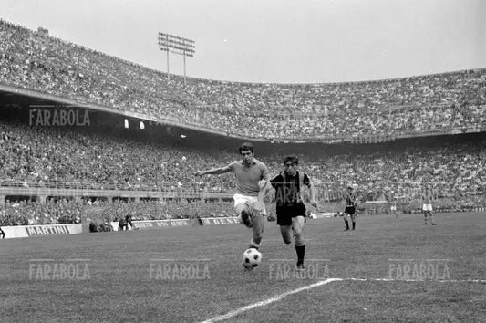 Antonio Juliano e Tarcisio Burgnich, Inter vs Napoli, 1967 - Farabola Immagine digitale