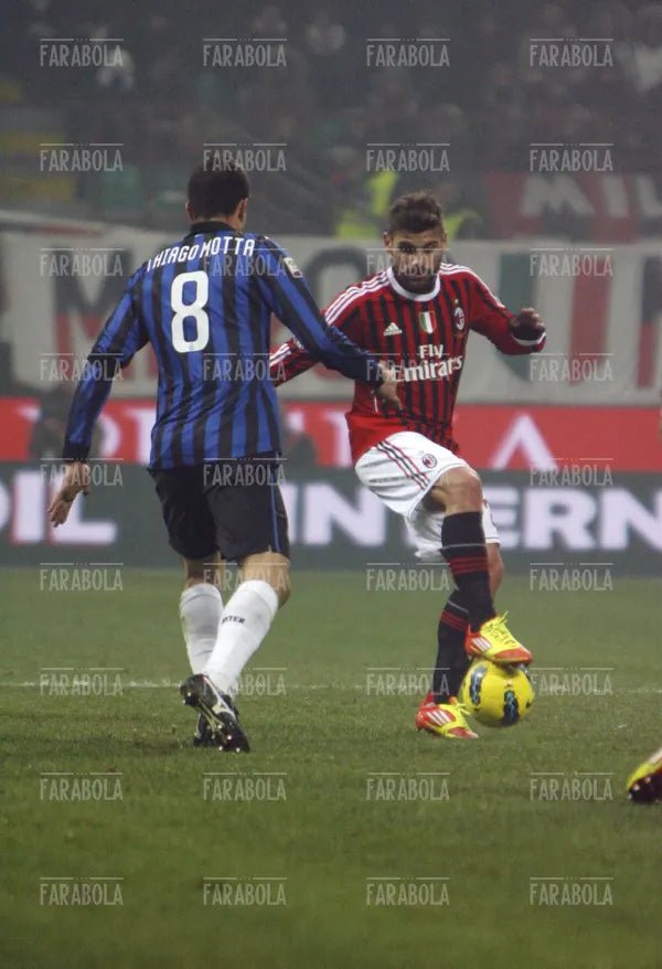Antonio Nocerino, Milan vs Inter, 2012 - Farabola Immagine digitale