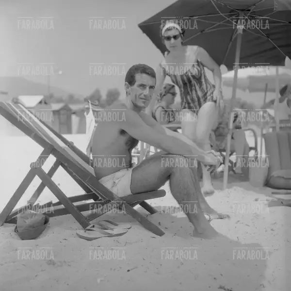 Armando Picchi, Isola d'Elba, 1964 - Farabola Immagine digitale