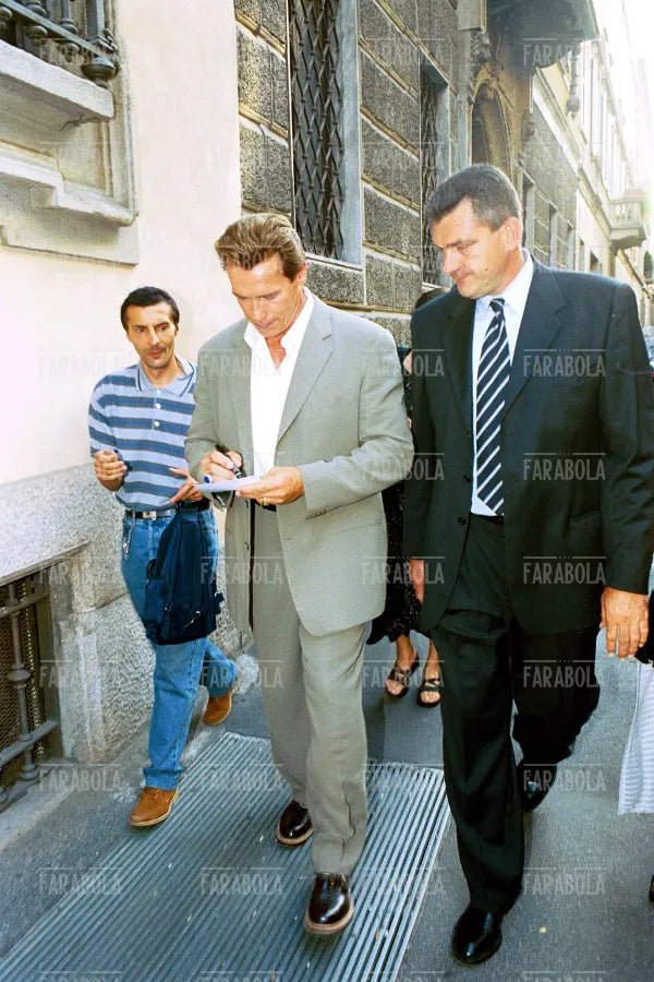 Arnold Schwarzenegger, Milano, 2000 - Farabola Immagine digitale