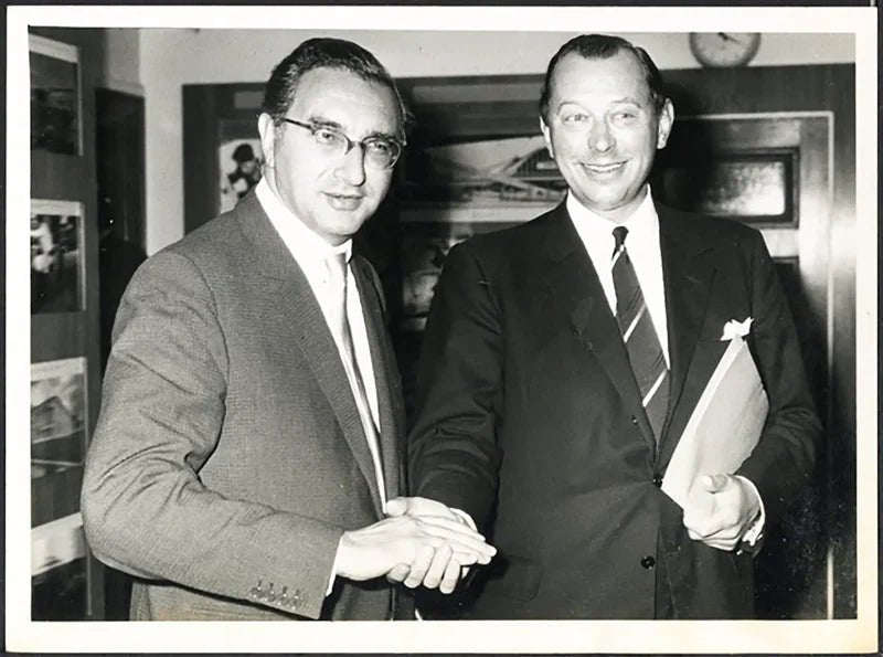 Arnold Weinstock e Lord Nelson 1968 Ft 37640 - Stampa 20x15 cm - Farabola Stampa ai sali d'argento