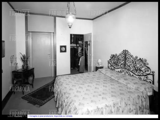 Arredamento allestito dall'architetto Cini Boeri, Milano, 1960 - Farabola Immagine digitale