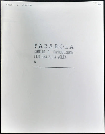 Arrotino anni 60 Ft 2831 - Stampa 21x27 cm - Farabola Stampa ai sali d'argento