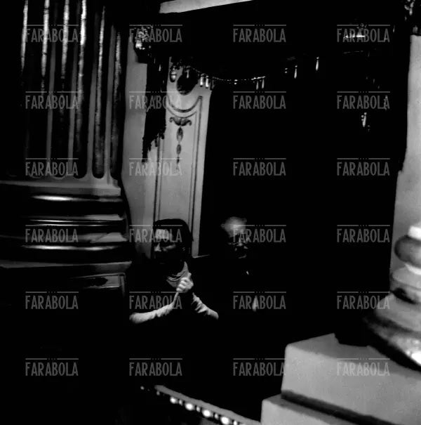 Arturo Toscanini con la figlia Wally, Milano, 1954 - Farabola Immagine digitale