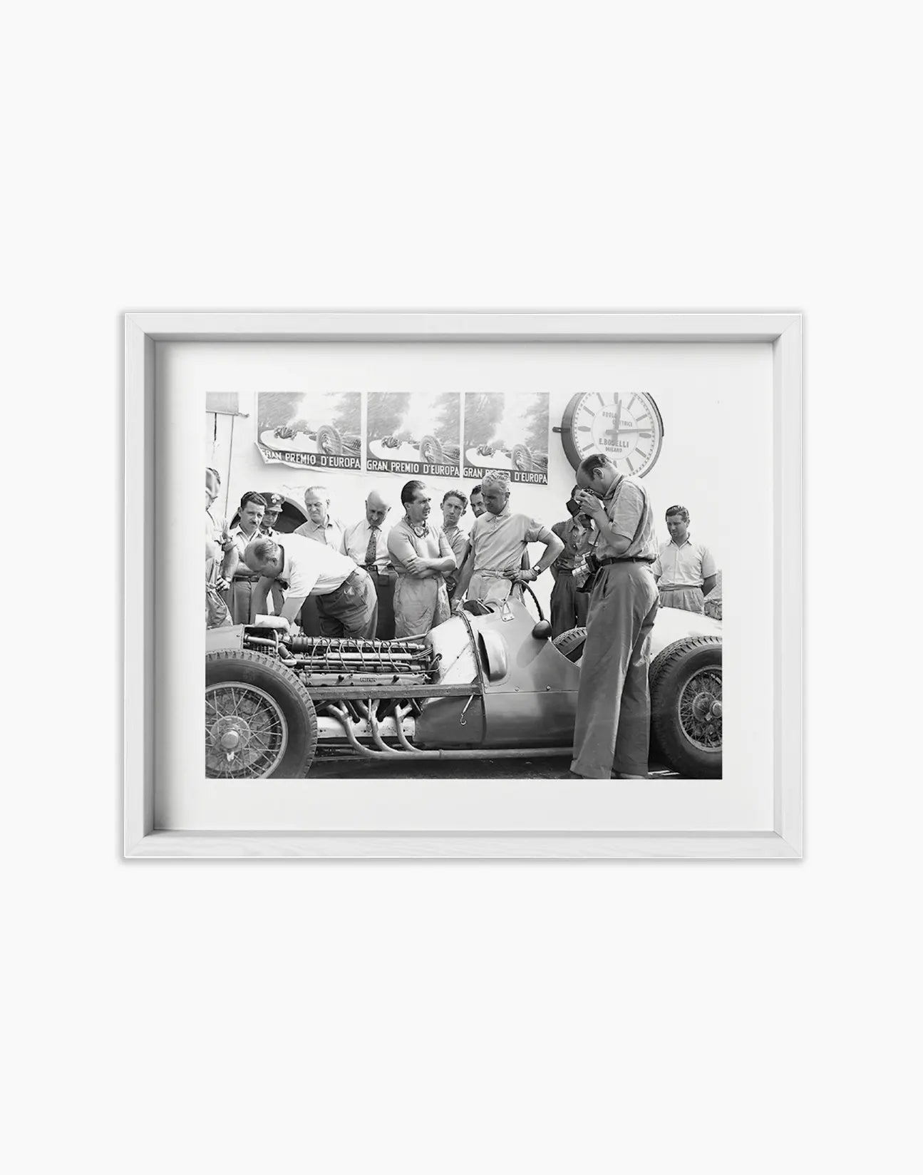 Ascari e Villoresi su Ferrari, Gp d'Europa 1949 - Farabola Fotografia