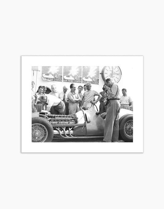 Ascari e Villoresi su Ferrari, Gp d'Europa 1949 - Farabola Fotografia