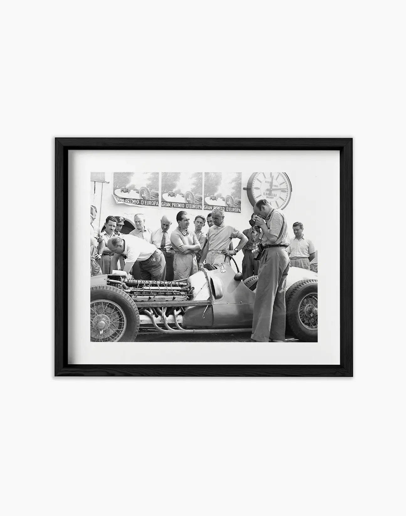 Ascari e Villoresi su Ferrari, Gp d'Europa 1949 - Farabola Fotografia