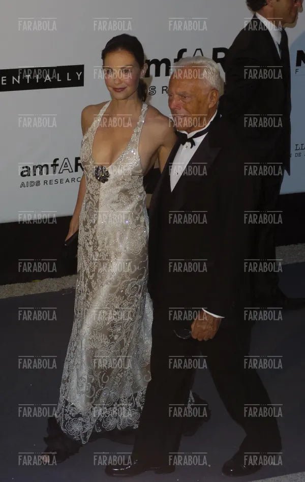 Ashley Judd e Giorgio Armani, Festival di Cannes, 2004 - Farabola Immagine digitale