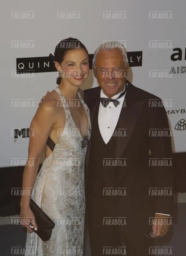 Ashley Judd e Giorgio Armani, Festival di Cannes, 2004 - Farabola Immagine digitale