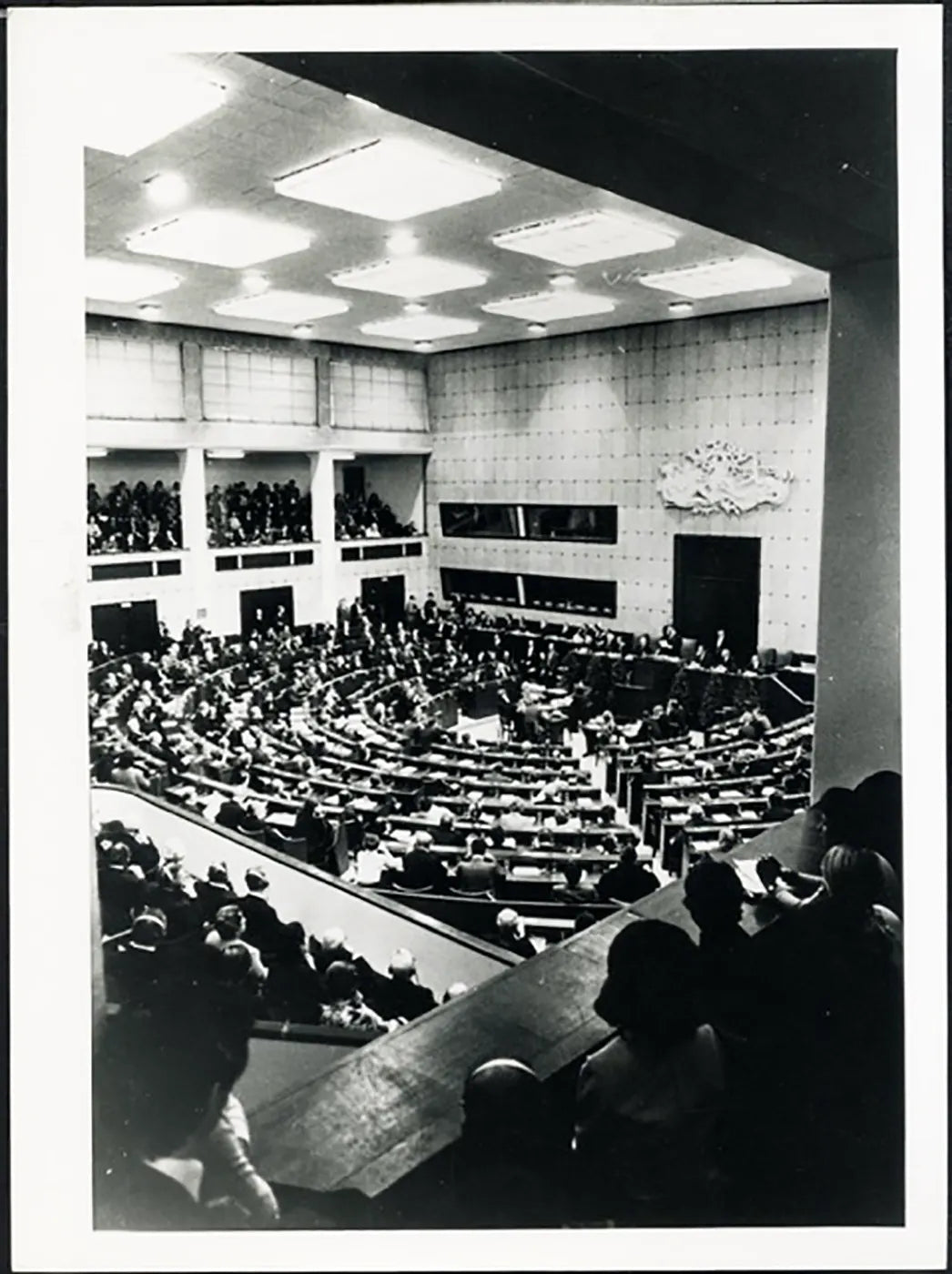 Assemblea al Parlamento Europeo 1973 Ft 37801 - Stampa 24x18 cm - Farabola Stampa ai sali d'argento