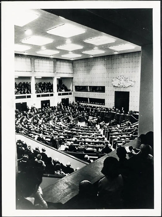 Assemblea al Parlamento Europeo 1973 Ft 37801 - Stampa 24x18 cm - Farabola Stampa ai sali d'argento