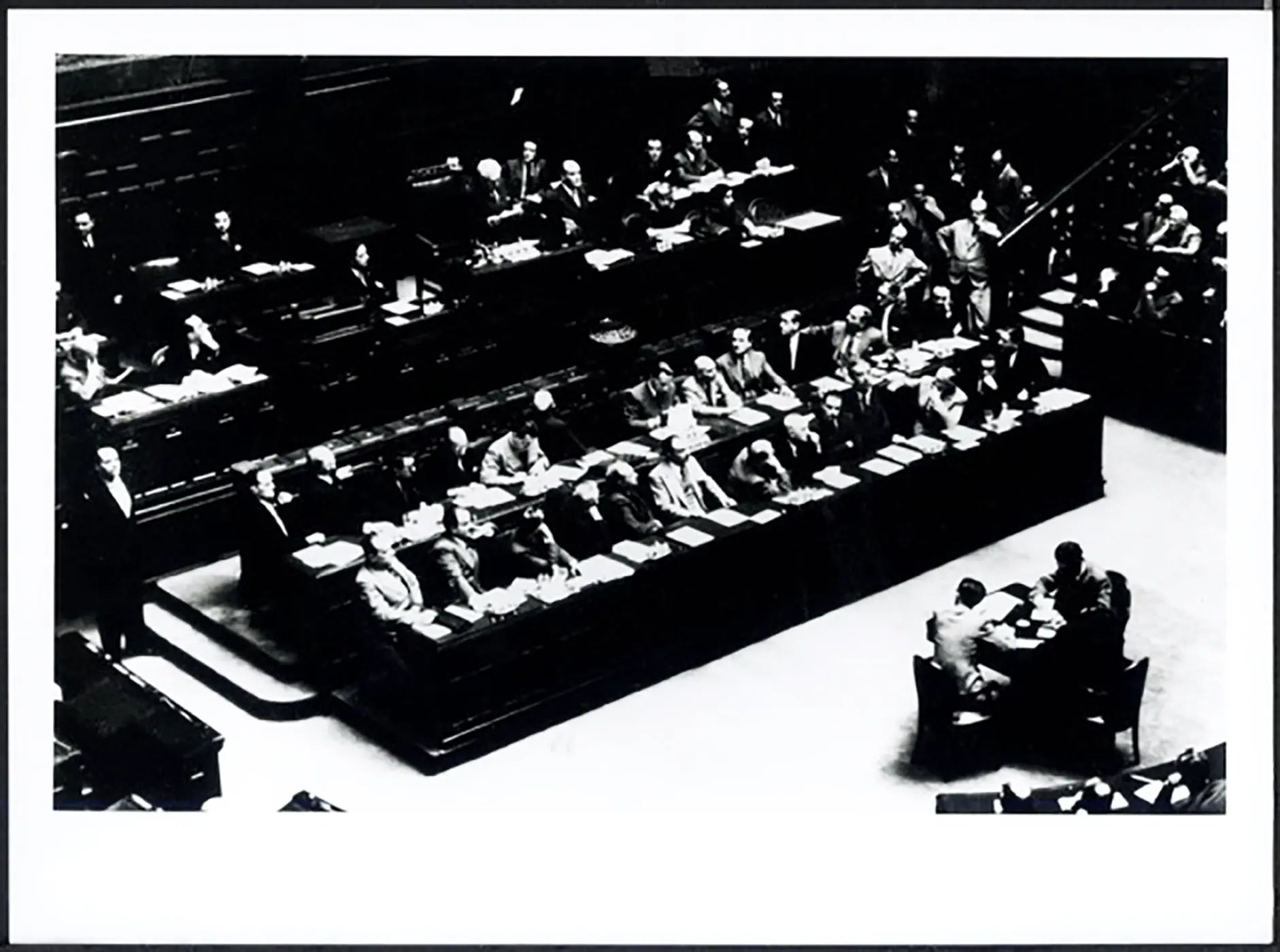 Assemblea Costituente 1946 Ft 37788 - Stampa 24x18 cm - Farabola Stampa ai sali d'argento (anni 90)