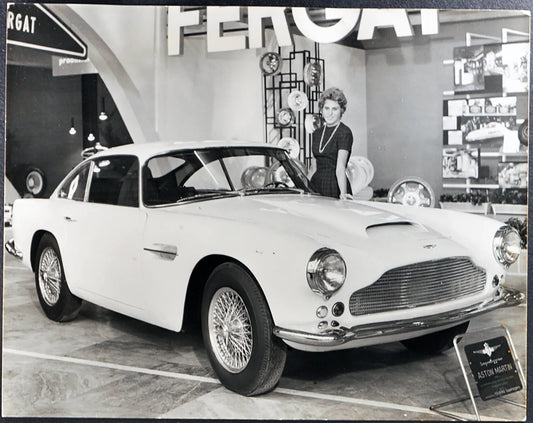 Aston Martin Touring Salone Auto 1958 Ft 35330 - Stampa 21x27 cm - Farabola Stampa ai sali d'argento