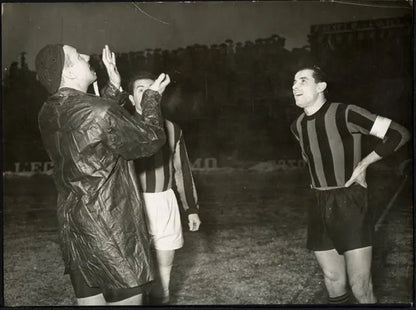 Atalanta - Milan Serie A 1950 Ft 4029 - Stampa 24x18 cm - Farabola Stampa ai sali d'argento