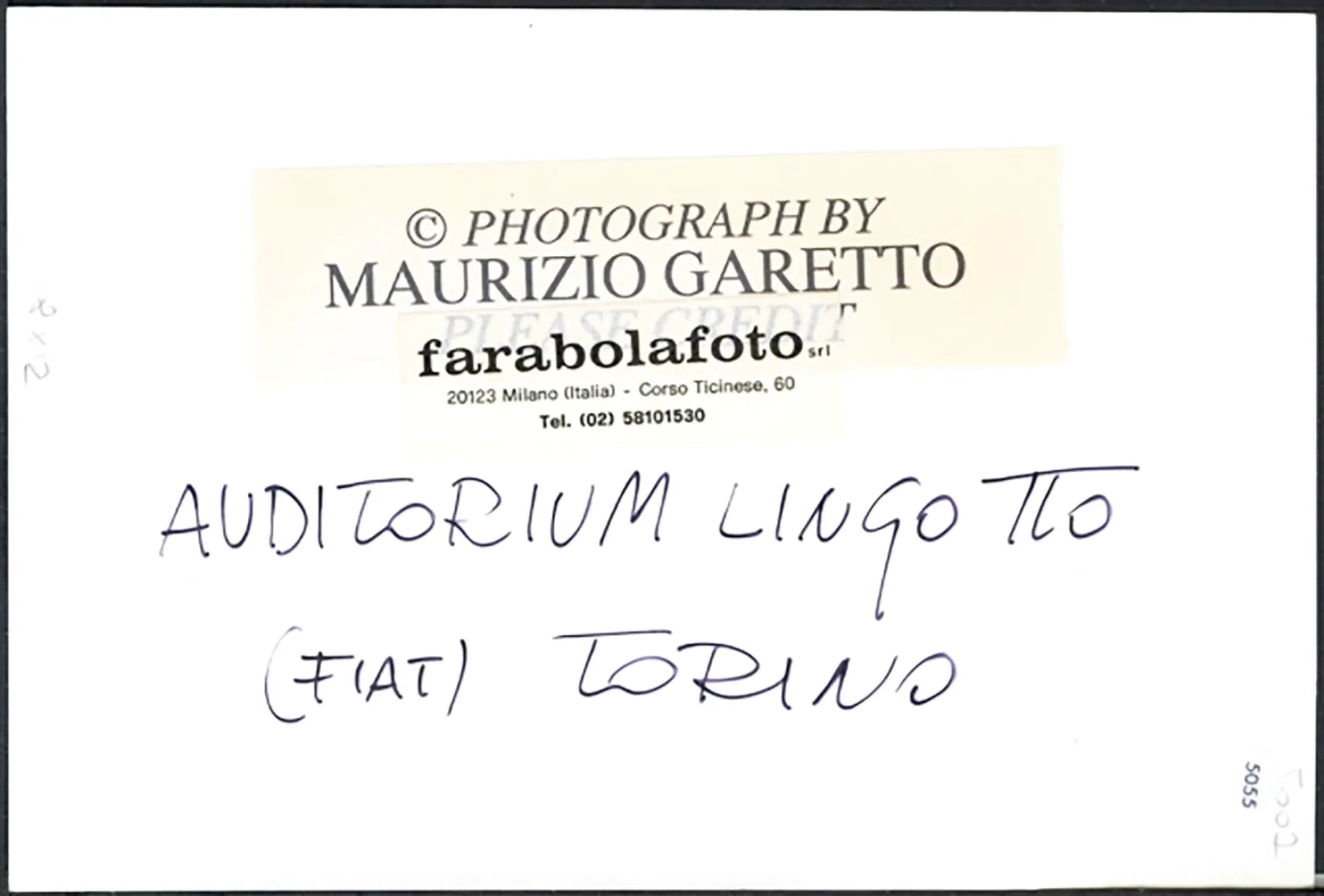 Auditorium Lingotto anni 90 Ft 5055 - Stampa 18x13 cm - Farabola Stampa ai sali d'argento