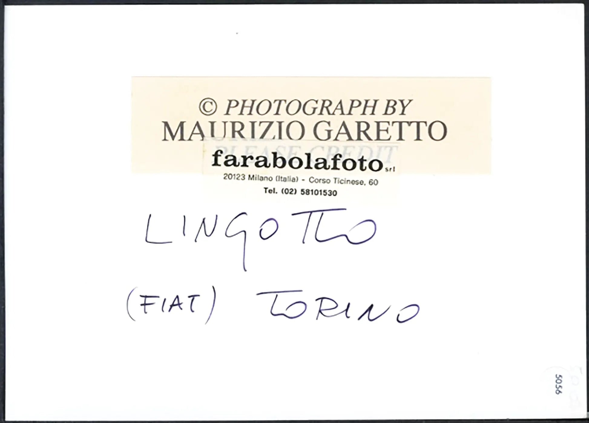 Auditorium Lingotto anni 90 Ft 5056 - Stampa 13x18 cm - Farabola Stampa ai sali d'argento