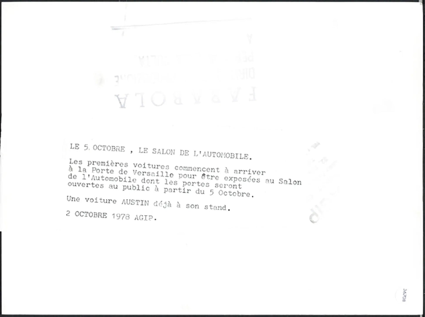 Austin - Princess Salone Auto Parigi 1978 Ft 36708 - Stampa 24x18 cm - Farabola Stampa ai sali d'argento