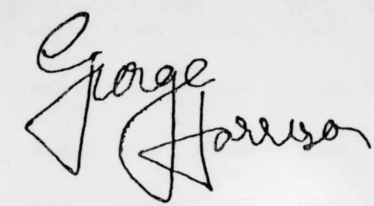 Autografo di George Harrison, anni 60 - Farabola Immagine digitale