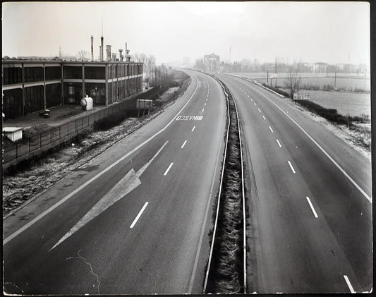 Autostrada dei Fiori 1973 Ft 2453 - Stampa 24x30 cm - Farabola Stampa ai sali d'argento