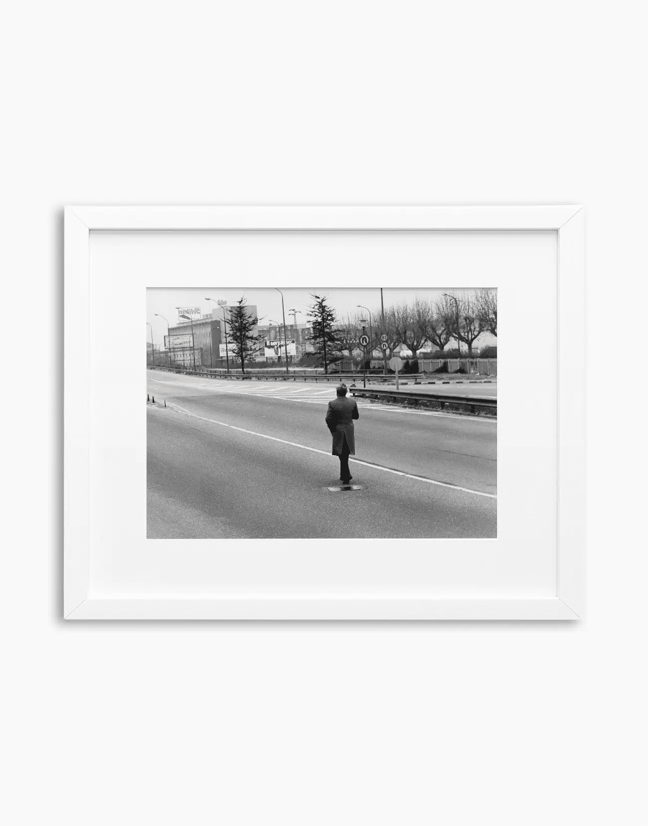 Autostrada dei Laghi, Milano 1973 - Farabola WhiteWall App Product