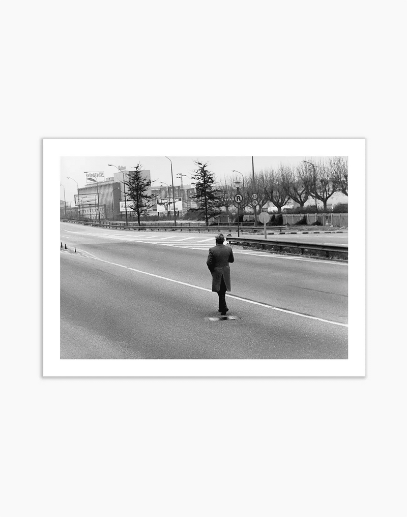 Autostrada dei Laghi, Milano 1973 — stampa fine art