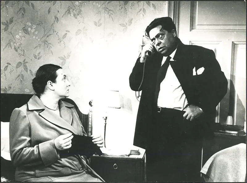 Ave Ninchi e Aldo Fabrizi film 1951 Ft 37313 - Stampa 24x18 cm - Farabola Stampa ai sali d'argento (anni 90)