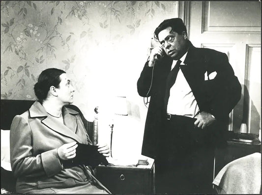 Ave Ninchi e Aldo Fabrizi film 1951 Ft 37313 - Stampa 24x18 cm - Farabola Stampa ai sali d'argento (anni 90)