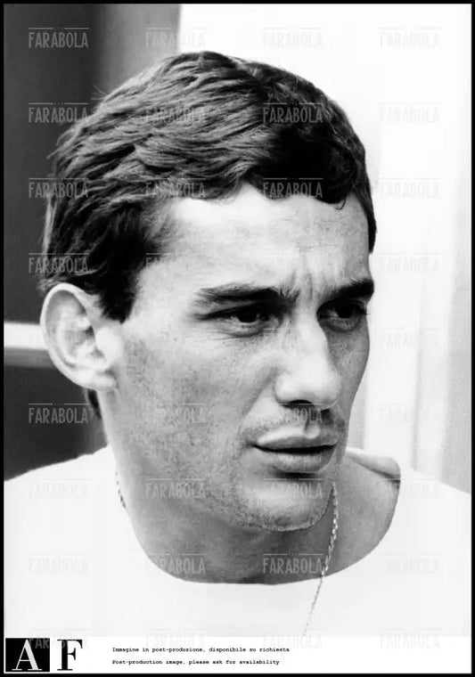 Ayrton Senna, pilota McLaren, 1988 - Farabola Immagine digitale