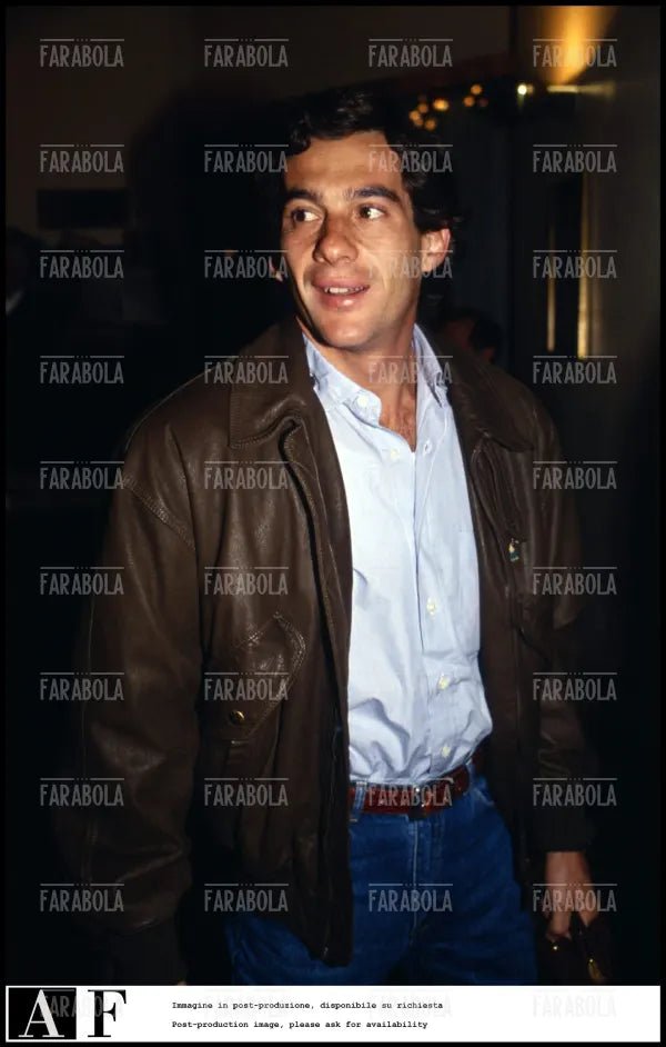 Ayrton Senna, pilota McLaren, anni 90 - Farabola Immagine digitale