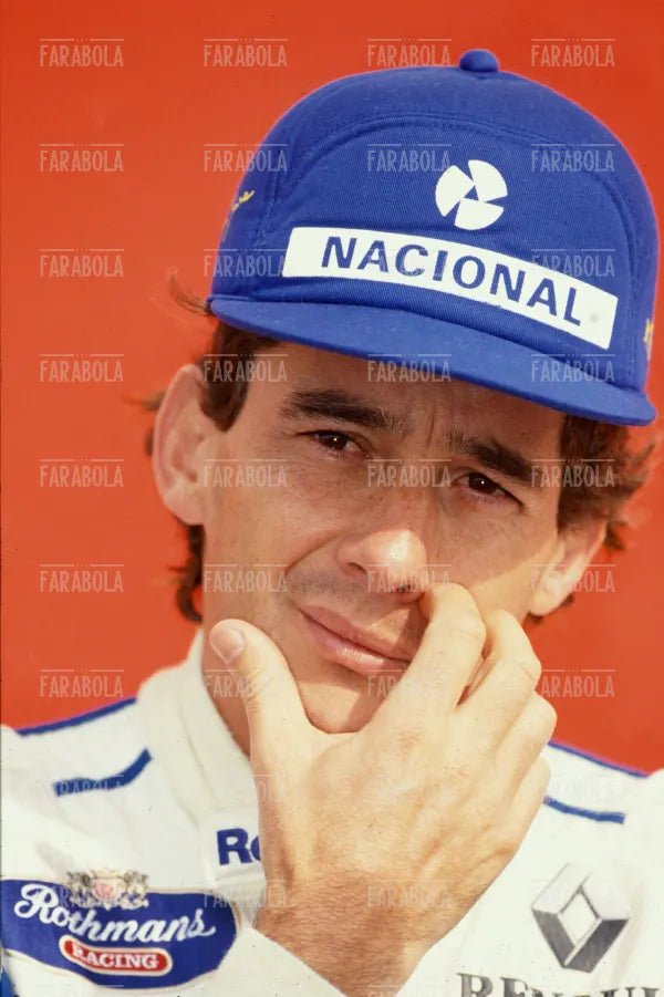 Ayrton Senna, pilota Williams, 1994 - Farabola Immagine digitale