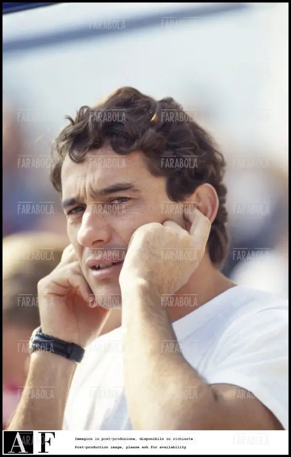 Ayrton Senna, pilota Williams, 1994 - Farabola Immagine digitale