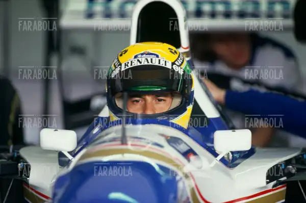 Ayrton Senna, pilota Williams, 1994 - Farabola Immagine digitale