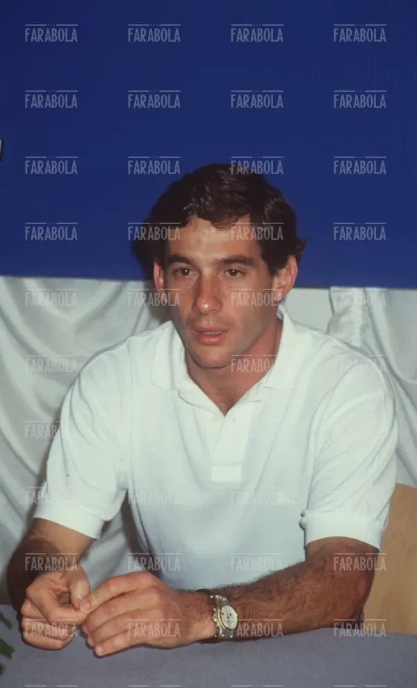 Ayrton Senna, pilota Williams, 1994 - Farabola Immagine digitale
