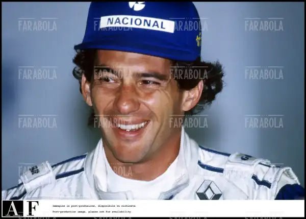 Ayrton Senna, pilota Williams, Gp del Brasile, 1994 - Farabola Immagine digitale