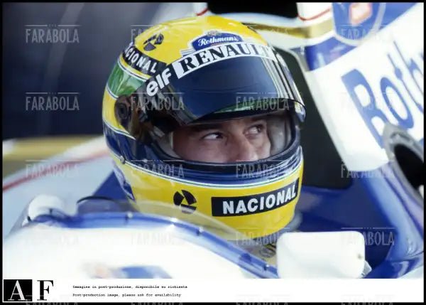 Ayrton Senna prima dell'incidente mortale, Gp di San Marino, 1994 - Farabola Immagine digitale