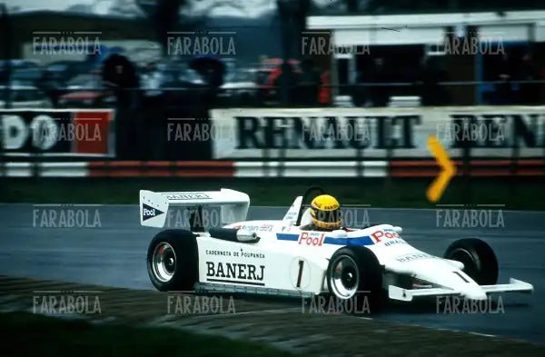 Ayrton Senna su Ralt-Toyota al campionato di F3, 1983 - Farabola Immagine digitale