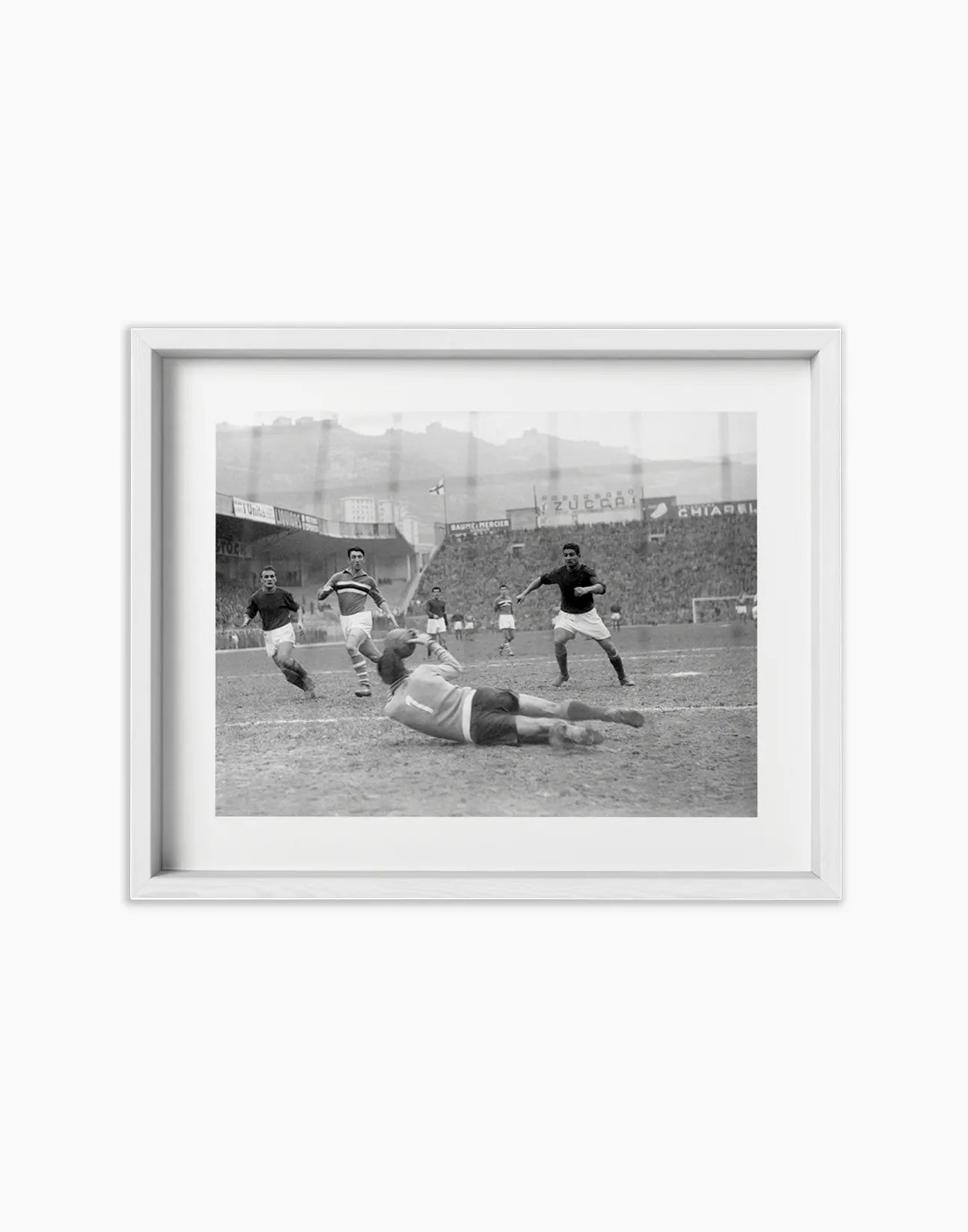 Azione di Firmani, Sampdoria - Roma 1956 - Farabola Fotografia