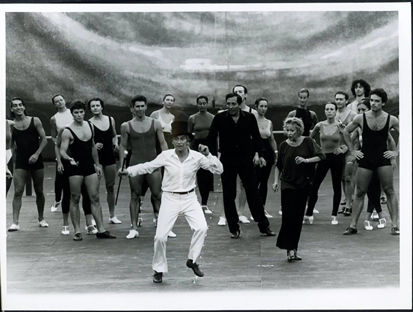 Babilée e Makarova balletto Fellini 1995 Ft 37220 - Stampa 24x18 cm - Farabola Stampa ai sali d'argento
