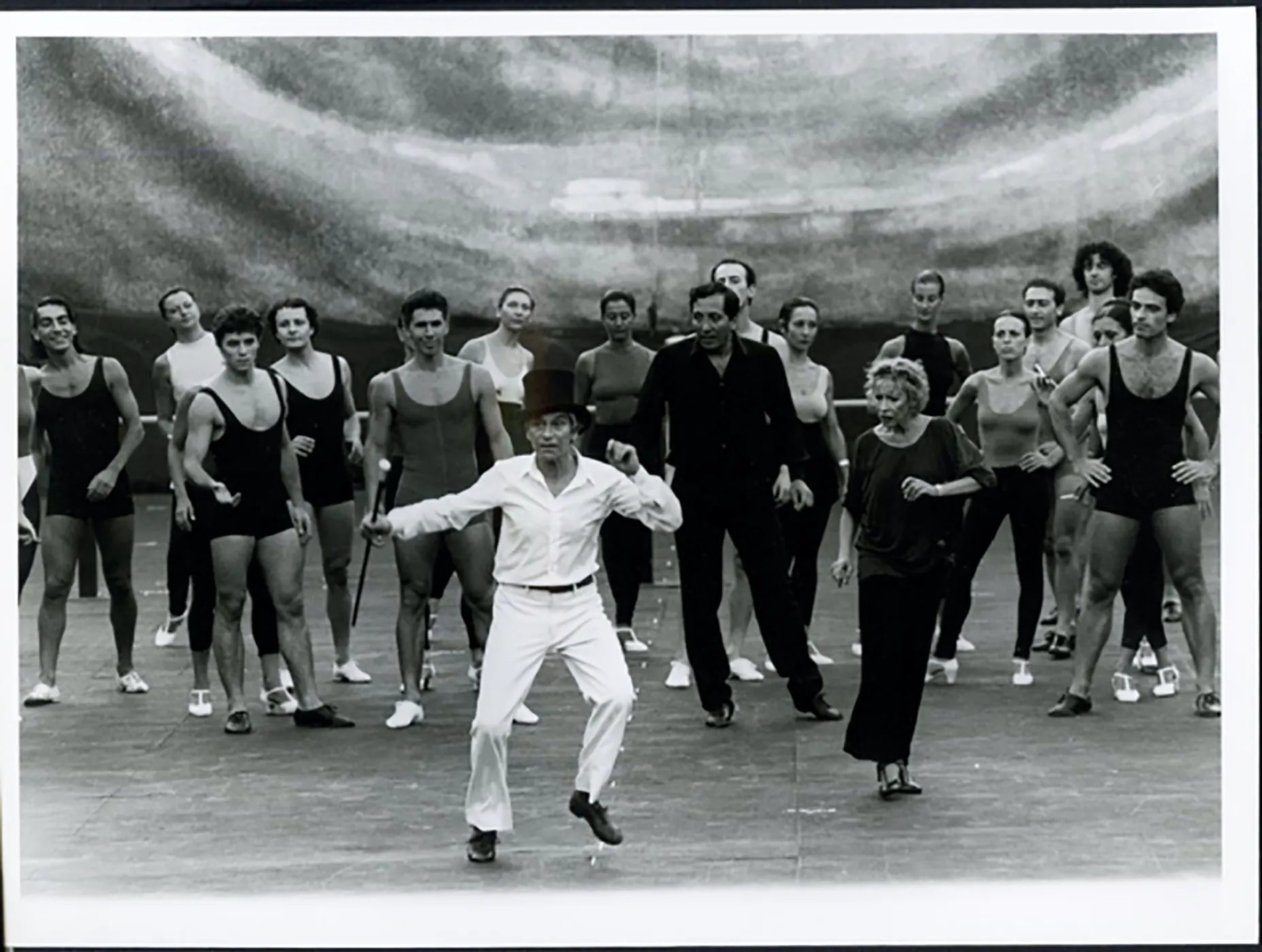Babilée e Makarova balletto Fellini 1995 Ft 37220 - Stampa 24x18 cm - Farabola Stampa ai sali d'argento