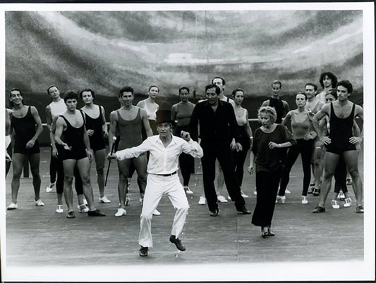 Babilée e Makarova balletto Fellini 1995 Ft 37220 - Stampa 24x18 cm - Farabola Stampa ai sali d'argento