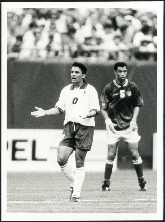 Baggio e McGrath Mondiali Usa 1994 Ft 4555 - Stampa 24x18 cm - Farabola Stampa ai sali d'argento