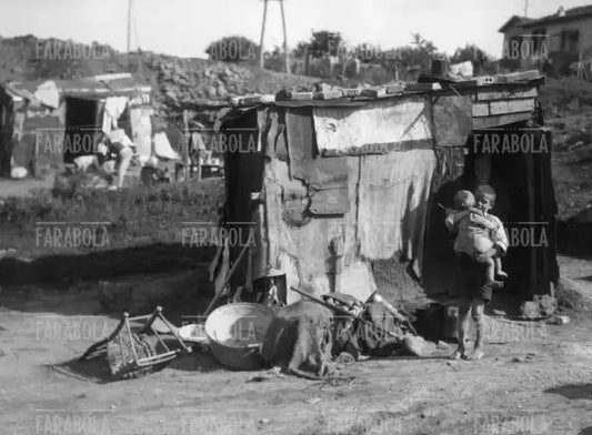 Baracche a Roma, 1938 - Farabola Immagine digitale