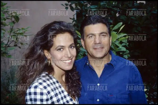 Barbara d'Urso e Mauro Bernardi, Festival di Venezia, 1992 - Farabola Immagine digitale