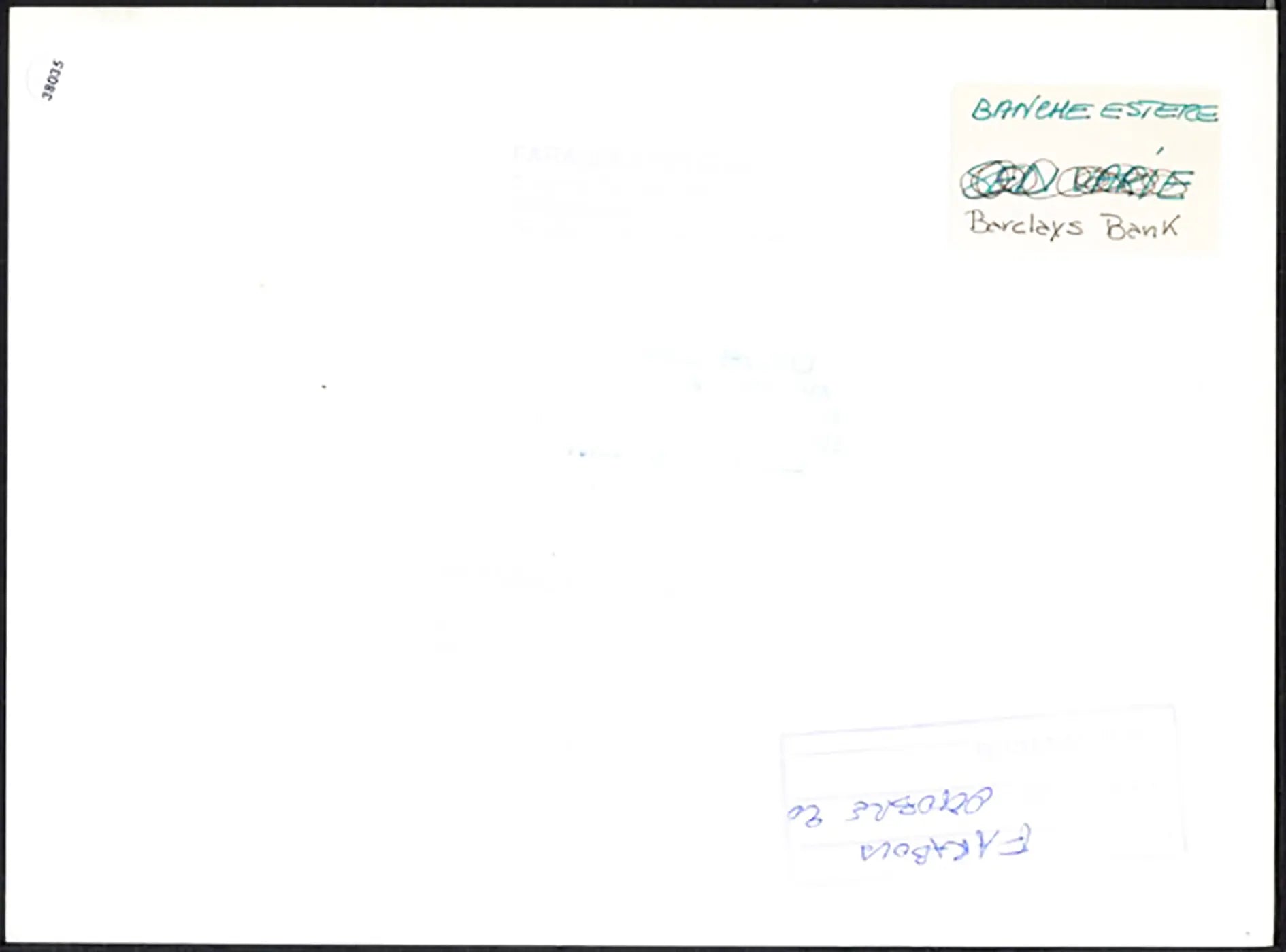 Barclays Bank Londra anni 90 Ft 38035 - Stampa 24x18 cm - Farabola Stampa ai sali d'argento