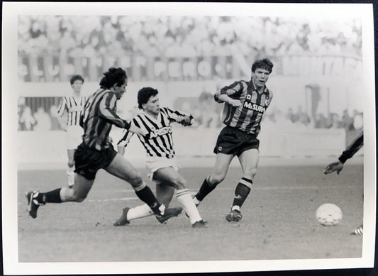 Barros e Matthaus Juventus 1988-1989 Ft 2639 - Stampa 24x18 cm - Farabola Stampa ai sali d'argento